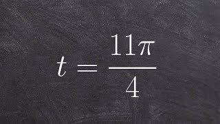 Find the coordinate point of the given angle [upl. by Enitsrik]