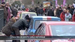 Tradition respectée au Rallye MonteCarlo Historique [upl. by Nylicaj]