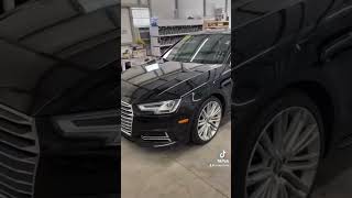 Audi A4 WetsandBuff automobile carpaintrepair detailing luxurycar audia4 [upl. by Lubbi]