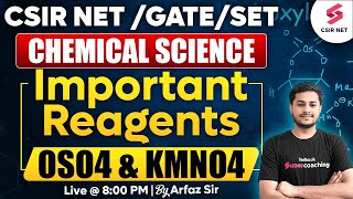 CSIR NET Dec 2024  GATE 2025  SET  Chemical Science  Important OsO4 And KMnO4  Arfaz Sir [upl. by Noirad]