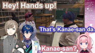 Leos Vincent amp Suo Sangos bakery is robbed by Kanae【Eng Sub  NijiGTA  Lauren Iroas  Nijisanji】 [upl. by Lilithe]