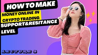 LECTURE 4Support and Resistance Levels  Crypto Trading for Beginners [upl. by Nya103]