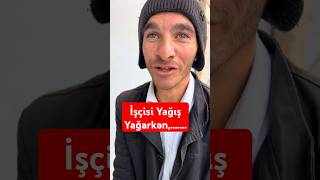 İşçi İşə Gələrkən Yağışa Düşdü Və maraqlivideolar [upl. by Neeruam]