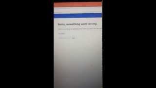 Facebook Error  Sorry something went wrong 01082014 Subscribe Channel [upl. by Joice]