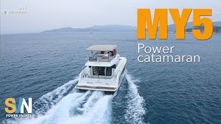 MY5 catamarano della Fountaine Pajot  SVN ON BOARD 4K [upl. by Cassell]