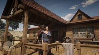 Beechers Hope random event  John hugs Abigail RDR 2 [upl. by Ermentrude868]