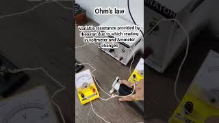 ohms law CircuitClass 10 Science  12 Physics Science [upl. by Deroo]