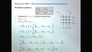 Metody numeryczne Wykład nr 10 Rozwiązywanie równań różniczkowych cząstkowych [upl. by Eednas]