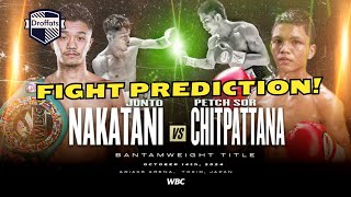 Junto Nakatani vs Chitpattana Fight Prediction [upl. by Lyrac]