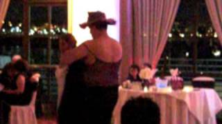 Kelly and Darrins Wedding Reception  First Dance [upl. by Malinde]