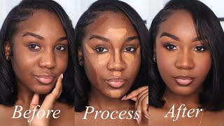 HOW TO HIGHLIGHT amp CONTOUR IN 2024  Makeup Tutorial For Beginners Imani Lee Marie Makeup [upl. by Marisa]