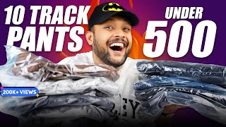 10 Best Track Pants Joggers Under 500 for Men 🔥 AmazonAJIO Pants Haul Review 2023  ONE CHANCE [upl. by Lamberto]