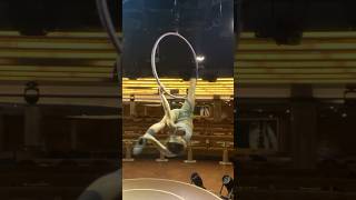 Aerial Lyra Hoop Trick aerial aerialist lyra hoop spin trick shiplife [upl. by Ellednek371]