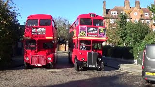 London Transport Buses 2023Camden TownChalk Farm Classic Bus Running Day Routemasters RTTitan [upl. by Leinahtan]