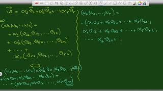 Geometria Analítica  Combinação linear em Rn [upl. by Lebatsirc]