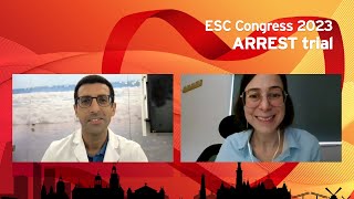 ARREST trial Expedited transfer to a cardiac arrest center for OHCA  ESCCongress 2023 [upl. by Artimed]