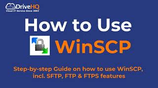 How To Use WinSCP FTP client  Connect to FTP FTPS and SFTP servers [upl. by Eeliah]