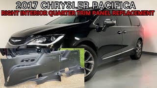 2017 CHRYSLER PACIFICA INTERIOR QUARTER PANEL REPLACEMENT [upl. by Adnwahsar]