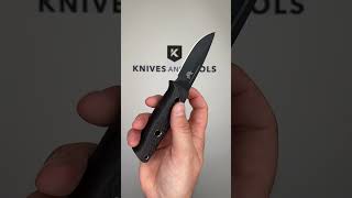 Benchmade Mini Bushcrafter 165BK Black Cerakote CPM CruWear Carbon Fiber bushcraft knife [upl. by Eniarrol]