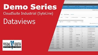 CloudSuite Industrial SyteLine Dataviews  Infor ERP Demos [upl. by Cornie]