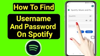 How to Find Spotify User ID And Password Mobile amp PC  See Spotify Password [upl. by Gronseth]