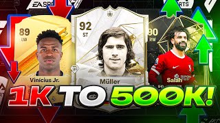 1K Coins To 500K Quickly How To Make 500k In FC24 Ultimate Team [upl. by Yblok]