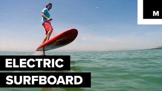 Electric surfboard moves without waves [upl. by Harned]