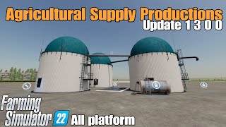 Agricultural Supply Productions  FS22 UPDATE July 1024 [upl. by Ibmab65]