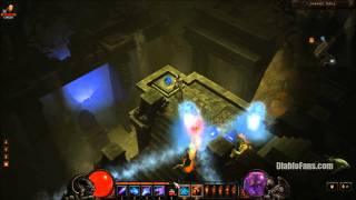 Diablo 3 Beta  Wizard Hydra Runed [upl. by Kcirdnekel]