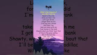 T  Pain Lyrics shorts [upl. by Airrej]