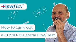 How to use the Flowflex Lateral Flow Test  The Easiest COVID19 Test [upl. by Nainatrad]