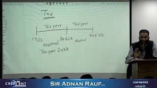 CAF 2 Sir Adnan Rauf Lecture 01 [upl. by Attikram]