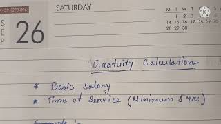 Gratuity Calculation [upl. by Ahsenit686]