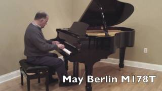 Demo of May Berlin Piano M178T  selected by Schimmel [upl. by Levins68]