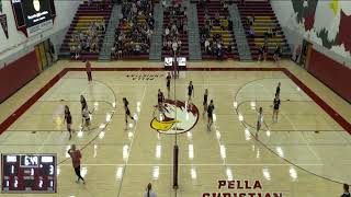 Pella Christian vs Norwalk JV Volleyball [upl. by Etnomal]