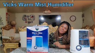 Vicks Warm Mist Humidifier  Humidifier Unboxing  Best Humidifier for Room [upl. by Aisilef407]