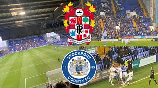 EMBARRASSING PERFORMANCE AS TRANMERE BATTER COUNTY  Tranmere Rovers vs Stockport County Match Vlog [upl. by Douville]