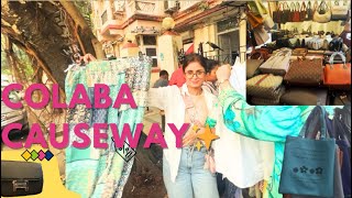 All About Colaba Causeway market 🛍️✨ Latest aesthetic collection and shops  Mumbai shopping vlog… [upl. by Alliuqat]