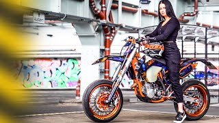 ANICA BIKEPORN 🔥  KTM 450 EXC  Neues Dekor [upl. by Hansen]