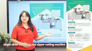 QLQSMCM Do you know the zippers length this machine can cut slidermounting zippercutting [upl. by Swithbert]