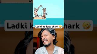 Shark attack 🤣 funny cartoon comedy animation [upl. by Karmen863]