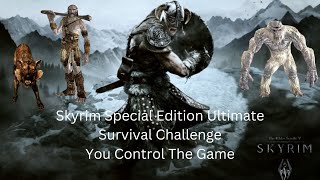 Skyrim Special Edition You control the game  Commands in description [upl. by Maressa]