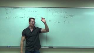 Calculus 1 Lecture 41 An Introduction to the Indefinite Integral [upl. by Hickie]