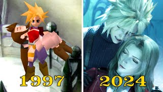 Final Fantasy VII Sephiroth Kills Aerith Graphics Comparison 1997 vs 2024 [upl. by Nickolas]