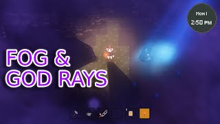 Fog amp God Rays  Edenville Devlog 13 godot indiegame godotengine [upl. by Nyre79]