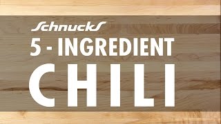 Schnucks 5Ingredient Chili [upl. by Dahij]