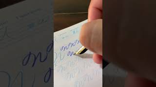 N  start improving your handwriting at awritingguycom pen calligraphy fountainpen cursive [upl. by Chivers]