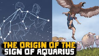 The Origin of the Zodiac Sign of Aquarius Zeus and Ganymede  Greek Mythology  See U in History [upl. by Kciredohr]