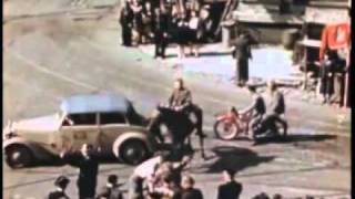 World War II Color Footagedes SFP 186VE Day Prag 1945 13 [upl. by Anairda578]