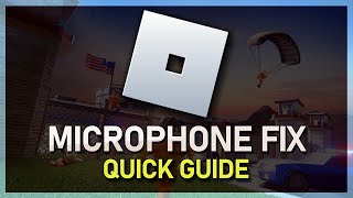 How To Fix Microphone Issues with Roblox on PC [upl. by Mersey]